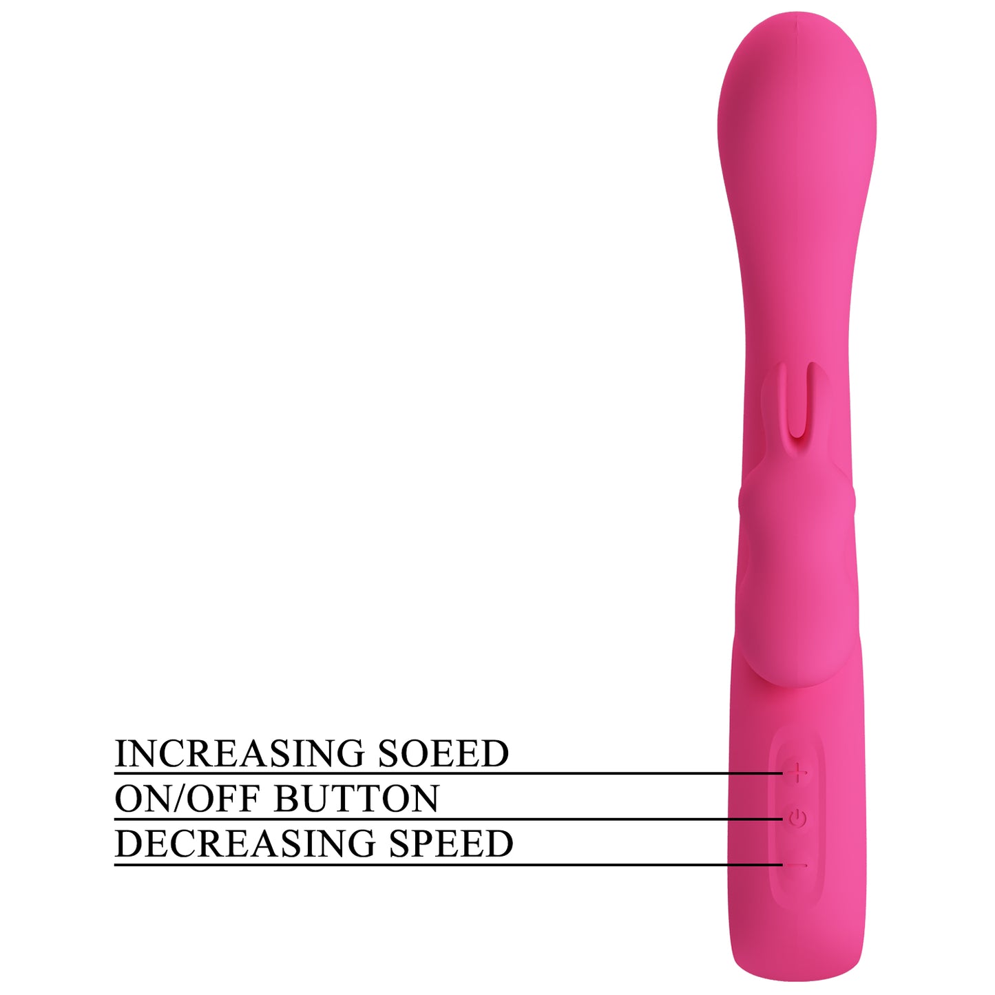 VIBRADOR DUAL RECARGABLE NOVAK PRETTY LOVE
