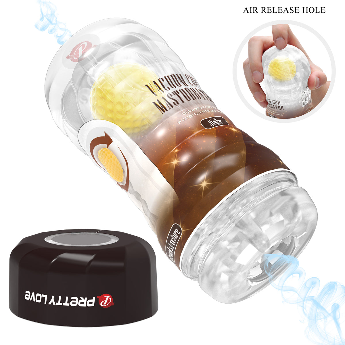 MASTURBADOR MASCULINO DOBLE ESTIMULACIÓN STELLAR