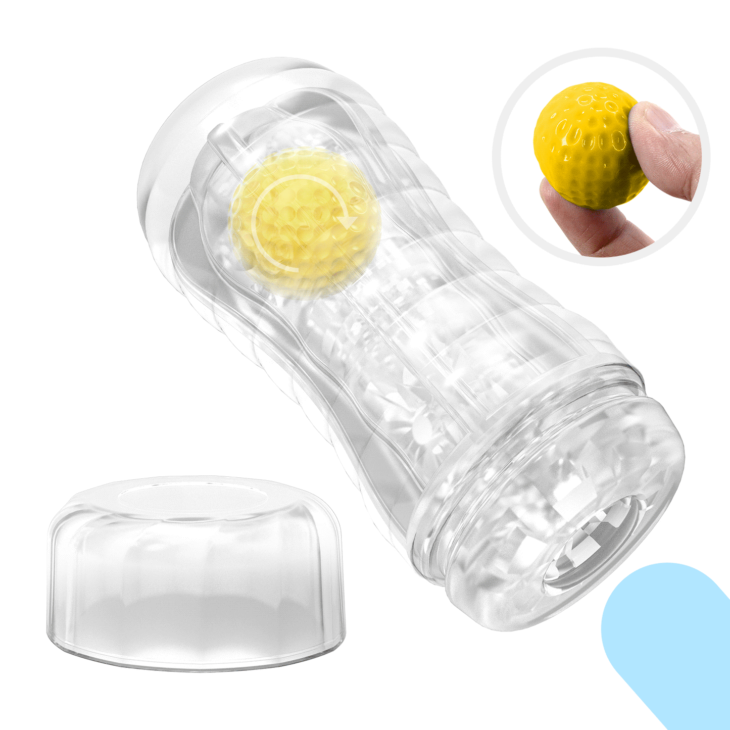 MASTURBADOR MASCULINO DOBLE ESTIMULACIÓN STELLAR