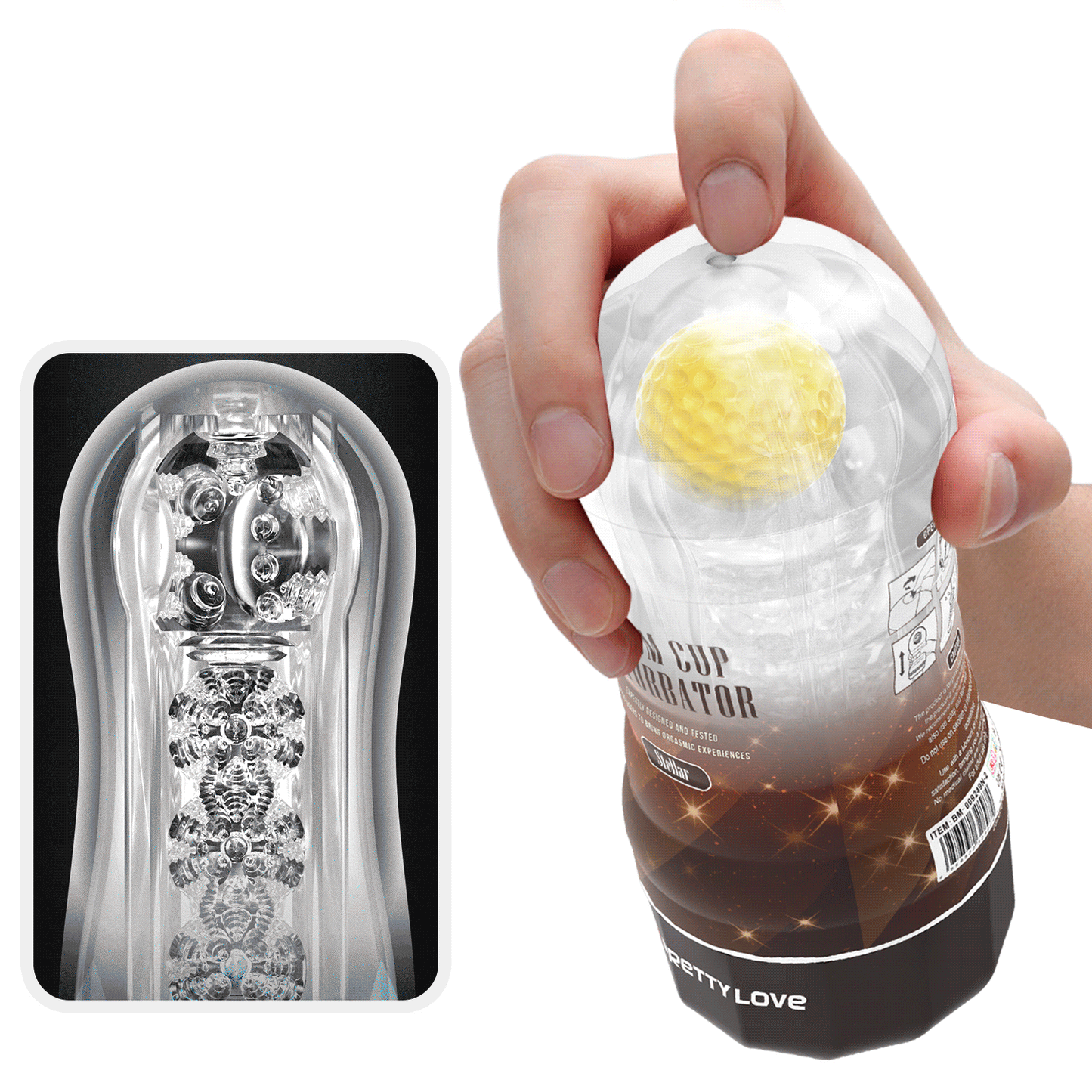 MASTURBADOR MASCULINO DOBLE ESTIMULACIÓN STELLAR