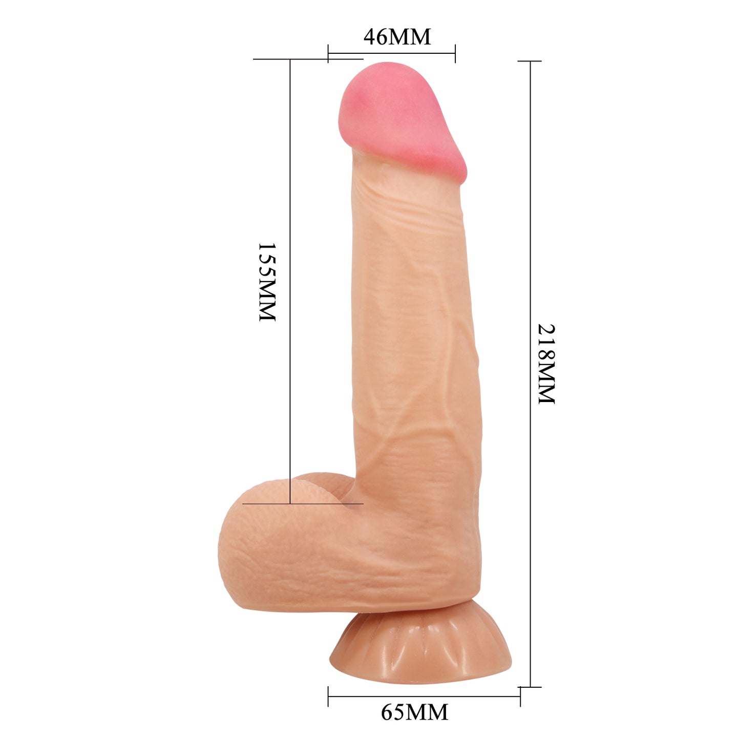 DILDO REALISTA DOBLE DENSIDAD NAJM