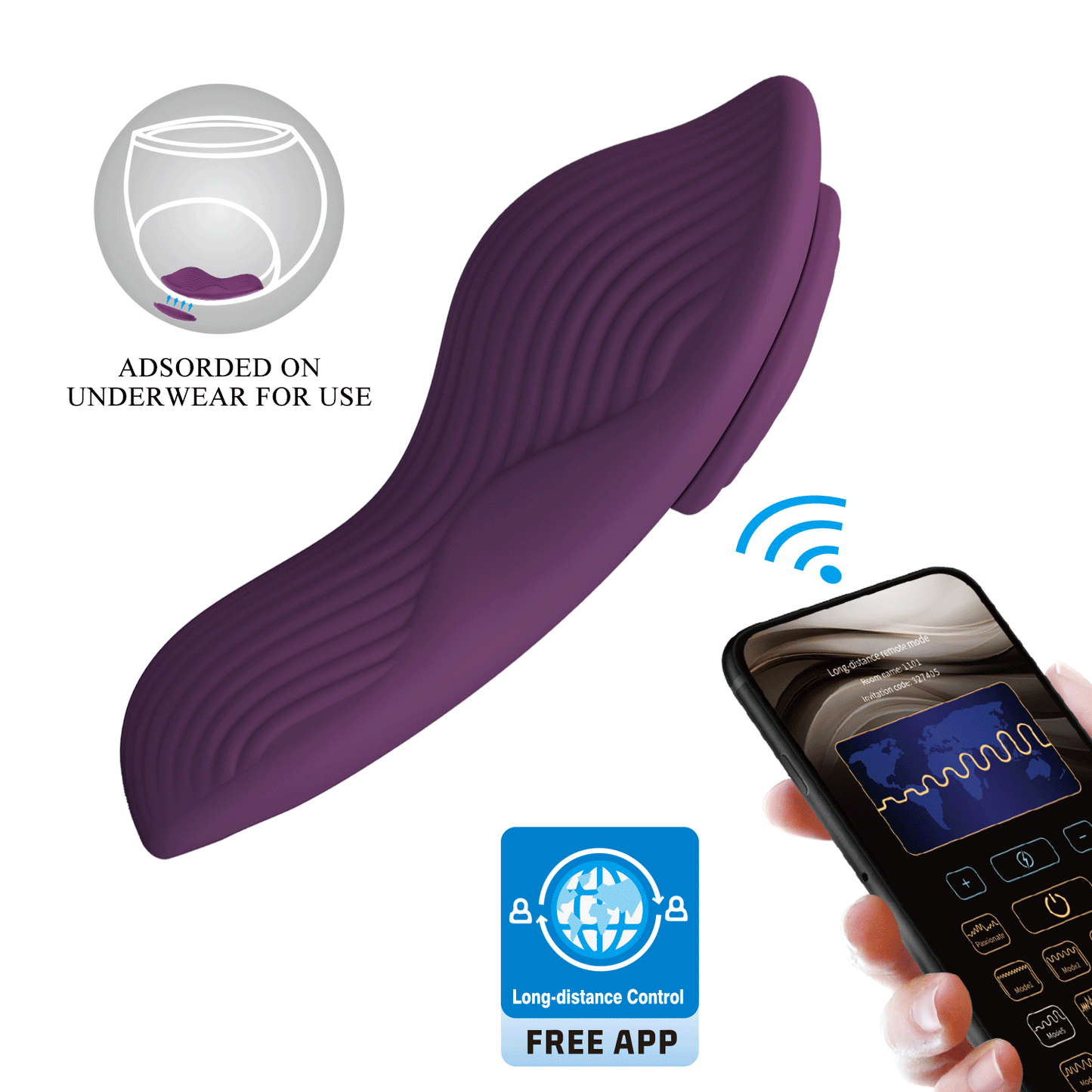 MANE VIBRADOR DE CLÍTORIS CON APP RECARGABLE