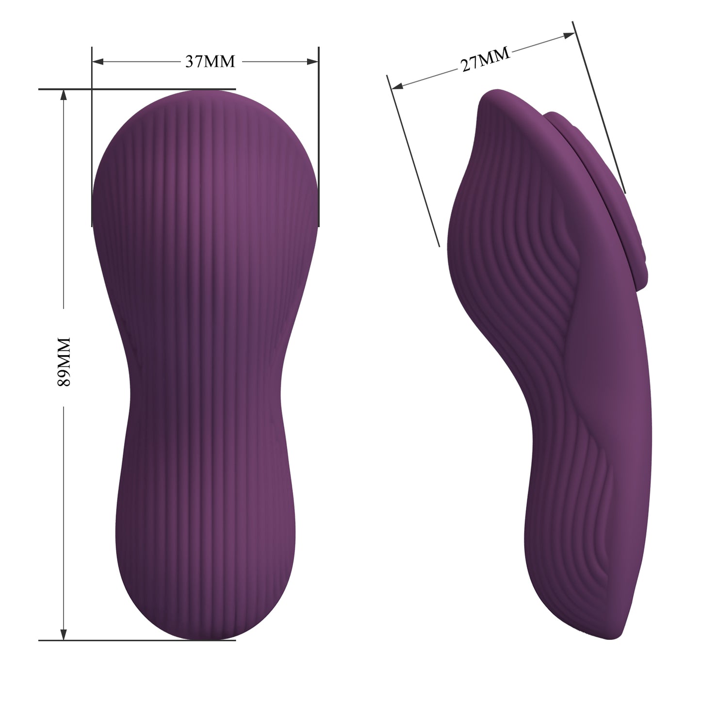 MANE VIBRADOR DE CLÍTORIS CON APP RECARGABLE