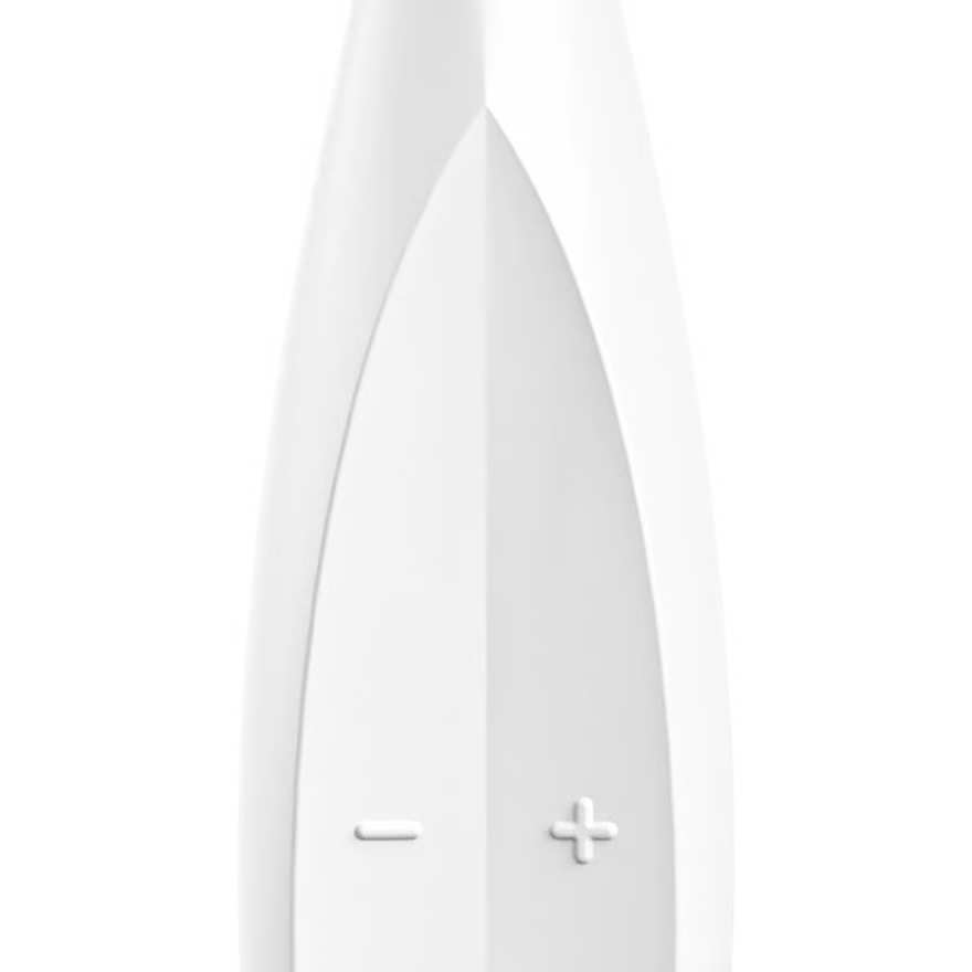 VIBRADOR EXTERNO CON ROTACIÓN SATISFYER TWIRLING FUN BLANCO