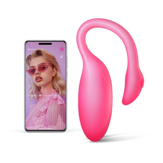 VIBRADOR DUAL CON APP FLAMINGO FUSCIA