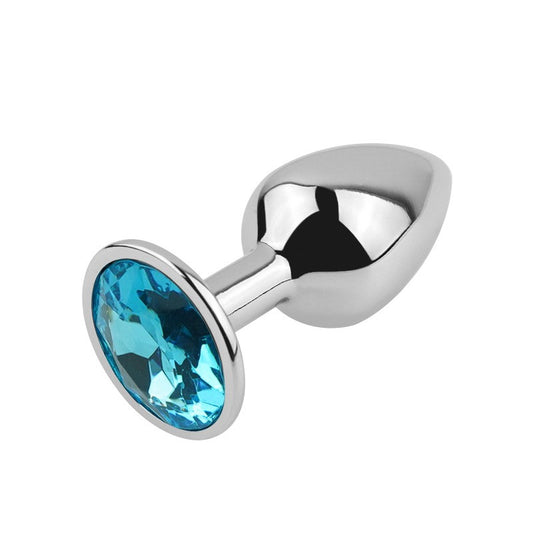 PLUG ANAL JOYITA REDONDA AZUL TALLA M